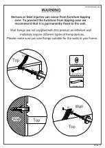 Preview for 14 page of Seconique NEVADA 5 DRAWER NARROW CHEST GREY GLOSS LOEV Assembly Instructions Manual