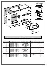 Предварительный просмотр 2 страницы Seconique NEVADA 6 DRAWER CHEST WHITE GLOSS Assembly Instructions Manual