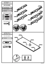 Предварительный просмотр 4 страницы Seconique NEVADA 6 DRAWER CHEST WHITE GLOSS Assembly Instructions Manual