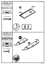 Предварительный просмотр 10 страницы Seconique NEVADA 6 DRAWER CHEST WHITE GLOSS Assembly Instructions Manual