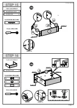 Предварительный просмотр 11 страницы Seconique NEVADA 6 DRAWER CHEST WHITE GLOSS Assembly Instructions Manual