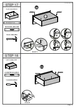 Предварительный просмотр 12 страницы Seconique NEVADA 6 DRAWER CHEST WHITE GLOSS Assembly Instructions Manual