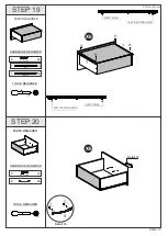 Предварительный просмотр 13 страницы Seconique NEVADA 6 DRAWER CHEST WHITE GLOSS Assembly Instructions Manual