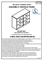 Seconique NEVADA 6 DRAWER CHEST Manual предпросмотр