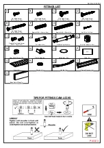 Предварительный просмотр 3 страницы Seconique NEVADA 6 DRAWER CHEST Manual