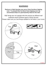 Предварительный просмотр 9 страницы Seconique NEVADA 6 DRAWER CHEST Manual