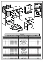 Предварительный просмотр 2 страницы Seconique NEVADA DRESSING TABLE SET GREY GLOSS LOEV Assembly Instructions Manual