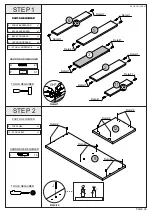 Предварительный просмотр 4 страницы Seconique NEVADA DRESSING TABLE SET GREY GLOSS LOEV Assembly Instructions Manual