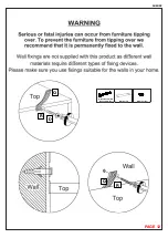 Предварительный просмотр 12 страницы Seconique NEVADA DRESSING TABLE SET Assembly Instructions Manual