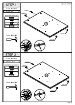 Предварительный просмотр 4 страницы Seconique NEVADA SLIDING DOOR BEDSIDE Assembly Instructions Manual