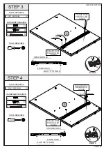 Предварительный просмотр 5 страницы Seconique NEVADA SLIDING DOOR BEDSIDE Assembly Instructions Manual