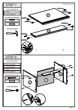 Предварительный просмотр 7 страницы Seconique NEVADA SLIDING DOOR BEDSIDE Assembly Instructions Manual