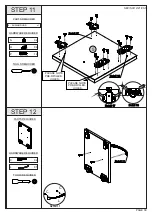 Предварительный просмотр 9 страницы Seconique NEVADA SLIDING DOOR BEDSIDE Assembly Instructions Manual