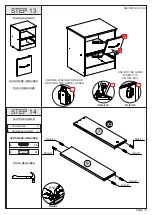 Предварительный просмотр 10 страницы Seconique NEVADA SLIDING DOOR BEDSIDE Assembly Instructions Manual