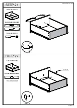 Предварительный просмотр 14 страницы Seconique NEVADA SLIDING DOOR BEDSIDE Assembly Instructions Manual