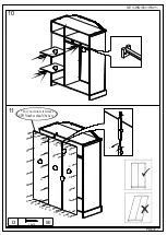 Предварительный просмотр 7 страницы Seconique NORDIC 3 DOOR 3 DRAWER WARDROBE Assembly Instructions Manual