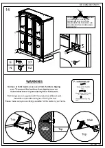 Предварительный просмотр 10 страницы Seconique NORDIC 3 DOOR 3 DRAWER WARDROBE Assembly Instructions Manual