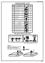 Предварительный просмотр 3 страницы Seconique NORDIC 3 DRAWER BEDSIDE Assembly Instructions Manual