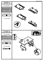 Предварительный просмотр 6 страницы Seconique NORDIC 3 DRAWER BEDSIDE Assembly Instructions Manual