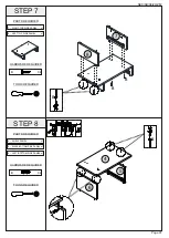 Предварительный просмотр 7 страницы Seconique NORDIC 3 DRAWER BEDSIDE Assembly Instructions Manual