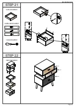 Предварительный просмотр 14 страницы Seconique NORDIC 3 DRAWER BEDSIDE Assembly Instructions Manual