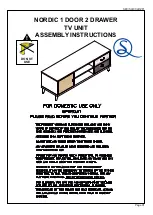 Seconique NORDIC SEC/SH/01/22/ZF1 Assembly Instructions Manual предпросмотр