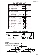 Предварительный просмотр 3 страницы Seconique NORDIC SEC/SH/01/22/ZF1 Assembly Instructions Manual