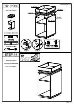 Предварительный просмотр 10 страницы Seconique OAK EFFECT NAPLES STORAGE SIDE TABLE Assembly Instructions Manual