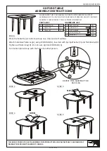 Предварительный просмотр 2 страницы Seconique OXFORD TABLE Assembly Instructions