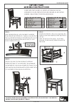 Предварительный просмотр 4 страницы Seconique OXFORD TABLE Assembly Instructions