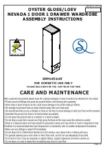 Предварительный просмотр 1 страницы Seconique OYSTER GLOSS/LOEV Assembly Instructions Manual