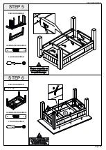 Предварительный просмотр 6 страницы Seconique PANAMA 1 DRAWER COFFEE TABLE Assembly Instructions Manual