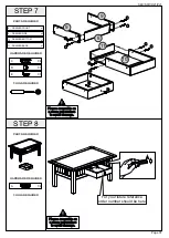 Предварительный просмотр 7 страницы Seconique PANAMA 1 DRAWER COFFEE TABLE Assembly Instructions Manual