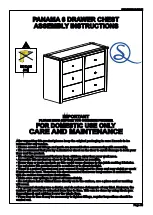 Предварительный просмотр 1 страницы Seconique Panama 100-102-045 Assembly Instructions Manual