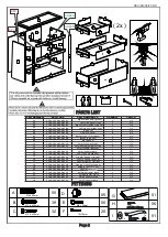 Предварительный просмотр 2 страницы Seconique Panama 2+2 Drawer Chest Assembly Instructions Manual