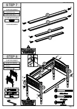 Предварительный просмотр 7 страницы Seconique PANAMA 3' BUNK BED Assembly Instructions Manual