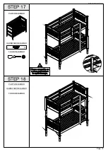 Предварительный просмотр 12 страницы Seconique PANAMA 3' BUNK BED Assembly Instructions Manual