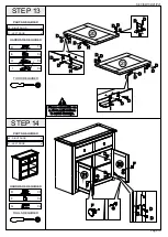 Preview for 10 page of Seconique Panama Console Table Assembly Instructions Manual