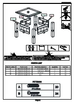 Предварительный просмотр 2 страницы Seconique PANAMA LAMP TABLE Assembly Instructions