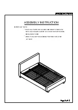 Предварительный просмотр 2 страницы Seconique PRADO BED 4 6 Assembly Instruction