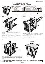 Предварительный просмотр 4 страницы Seconique Richmond Foldaway Dining Table Assembly Instructions