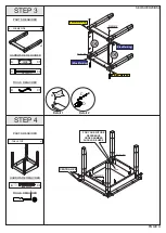 Предварительный просмотр 4 страницы Seconique RIO DINING TABLE Assembly Instructions Manual