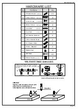 Предварительный просмотр 3 страницы Seconique SEVILLE 1 DRAWER BEDSIDE Assembly Instructions Manual