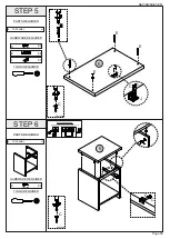 Предварительный просмотр 6 страницы Seconique SEVILLE 1 DRAWER BEDSIDE Assembly Instructions Manual