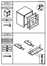 Предварительный просмотр 7 страницы Seconique SEVILLE 1 DRAWER BEDSIDE Assembly Instructions Manual