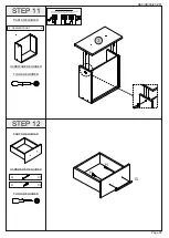 Предварительный просмотр 9 страницы Seconique SEVILLE 1 DRAWER BEDSIDE Assembly Instructions Manual