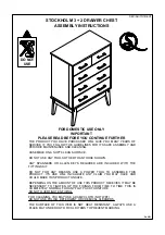 Предварительный просмотр 1 страницы Seconique STOCKHOLM 3 + 2 DRAWER CHEST Assembly Instructions Manual