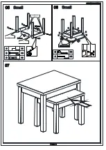 Предварительный просмотр 4 страницы Seconique TORTILLA NEST OF 2 TABLES Assembly Instructions