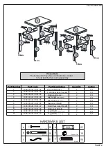 Предварительный просмотр 2 страницы Seconique TORTILLA NEST Assembly Instructions