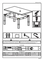 Предварительный просмотр 2 страницы Seconique TORTILLA TABLE Assembly Instructions Manual